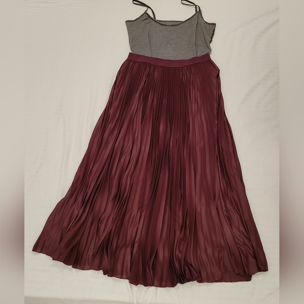 BCBGMAXAZRIA Maroon Maxi Skirt